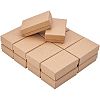 Kraft Paper Cardboard Jewelry Boxes CBOX-BC0001-09-2
