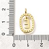 Brass Micro Pave Cubic Zirconia Pendants ZIRC-P123-01G-E01-3