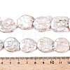 Natural Baroque Keshi Pearl Beads Strands PEAR-S018-06G-5