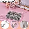 20Pcs Alloy Keychain KEYC-SC00048-6