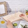 45-Hole Wood Bamboo Skewer Stand AJEW-WH0033-91-3