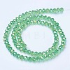 Electroplate Glass Beads Strands EGLA-A034-T1mm-B11-2