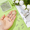 50Pcs Alloy Crystal Rhinestone Links/Connectors ALRI-FH0001-25P-3
