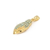 Ocean Brass & Rhinestone Pendants RB-CBA4B36-04G-06-2