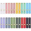 24Pcs 12 Colors Rectangle Silicone Phone Strap Grip Holder Finger AJEW-FH0008-81-1
