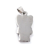 Non-Tarnish 304 Stainless Steel Pendant STAS-G246-04-2