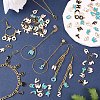 104Pcs Letter A~Z Alloy Enamel Pendant Charms JX170A-6