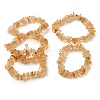 Heated Natural Citrine Chip Beaded Stretch Bracelets GG-CBA0FEA-01B-4