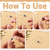 Brass Leverback Earring Findings EJEW-TAC00033-5