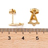 Ion Plating(IP) 304 Stainless Steel Stud Earrings FIND-Q103-01A-G-3