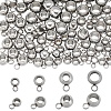 SUNNYCLUE 80Pcs 4 Styles 304 Stainless Steel Tube Bails STAS-SC0007-66-1