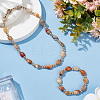1 Strand Natural Crazy Agate Beads Strands G-AR0005-01-4