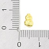 Brass Pave Clear Cubic Zirconia Beads KK-F875-14G-3