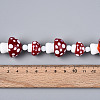 Handmade Lampwork Beads Strands LAMP-N028-11-4