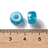 Spray Painted ABS Plastic European Beads KY-G033-01A-05-3