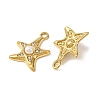 303 Stainless Steel & ABS Plastic Pearl & Crystal Rhinestone Pendants RB-CBA1E47-14G-2