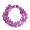 Dyed Imitation Jade Glass Beads Strands GL-Z001-02A-03-3