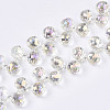 Transparent Glass Beads Strands GLAA-T006-14E-1