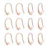 40Pcs Brass Earring Hooks KK-FH0007-64G-1