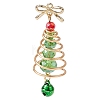 3Pcs Glass & Alloy Pendants PALLOY-JF02990-2