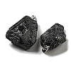 Natural Black Tourmaline Pendants G-F739-01P-6