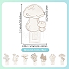 3 Sets 201 Stainless Steel Bookmarks STAS-DR0001-09C-2