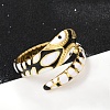 304 Stainless Steel Adjustable Cuff Rings RJEW-Q015-01G-F-5