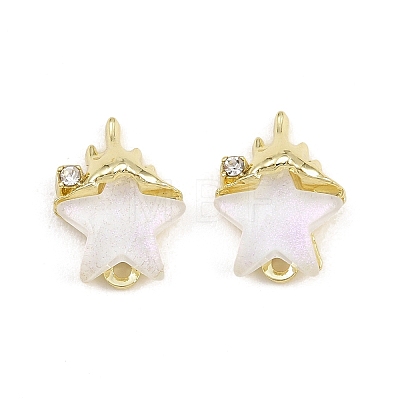 Alloy Crystal Rhinestone Charms AL-CBA8C77-01C-G-1