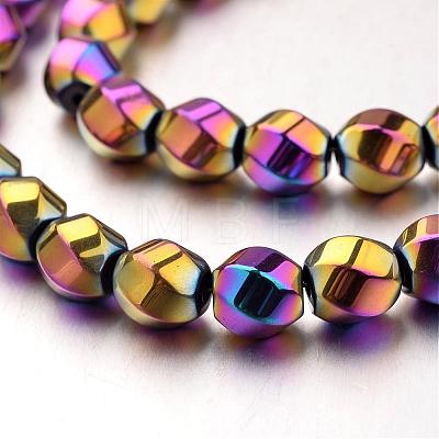 Electroplate Non-magnetic Synthetic Hematite Beads Strands G-F300-13-1