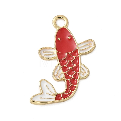 Alloy Enamel Pendants ENAM-A009-01G-01-1