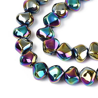 Electroplate Glass Beads Strands EGLA-N017-05A-B01-1