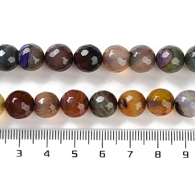 Natural Agate Beads Strands G-M437-B01-01F-1