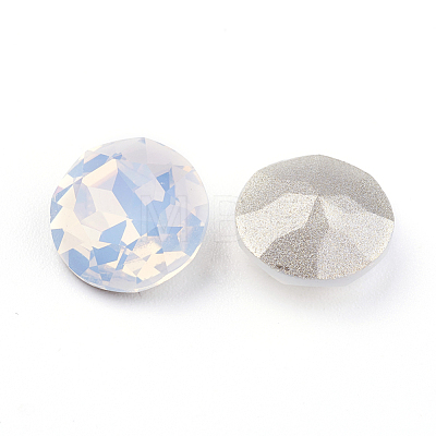 Pointed Back & Back Plated K9 Glass Rhinestone Cabochons RGLA-J012-10mm-234-1