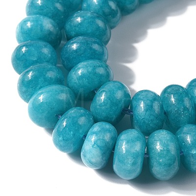 Dyed Natural White Jade Beads Strands G-G107-A08-01-1