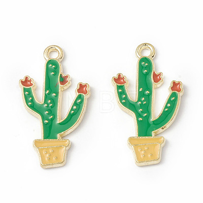 Alloy Enamel Pendants ENAM-G212-08G-02-1