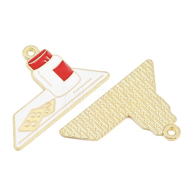Medical Theme Alloy Enamel Pendants AL-CBA2919-03G-10C-1