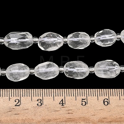 Natural Quartz Crystal Beads Strands G-L642-K01-01-1