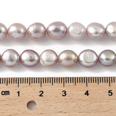 Natural Cultured Freshwater Pearl Beads Strands PEAR-A006-08I-1