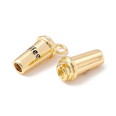 Brass Pendants X-KK-P217-18G-1