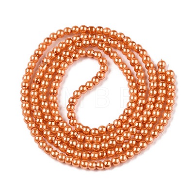 Baking Painted Glass Pearl Bead Strands HY-Q003-3mm-36-A-1