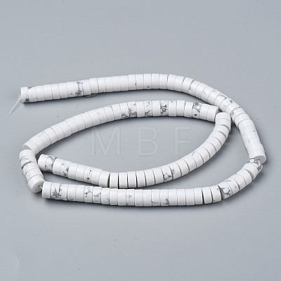 Synthetic Howlite Beads Strands G-Z006-C34-1