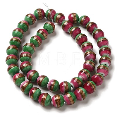 Lampwork Beads Strands LAMP-E036-07G-1