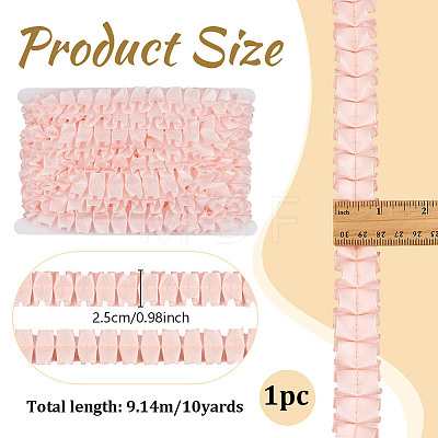 10Yards Polyester Wrinkle Ribbon OCOR-OC0001-99C-1