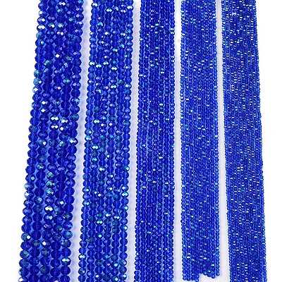 Electroplate Glass Beads Strands EGLA-A044-T1mm-L31-1