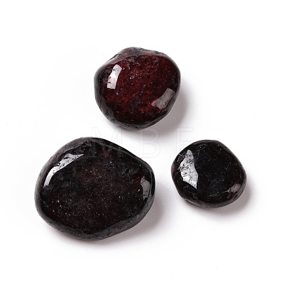 Natural Garnet Chip Beads G-O103-15-1