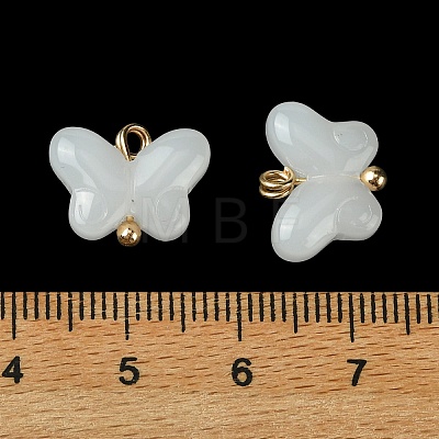Alloy Glass Pendants GLAA-P080-01G-03-1