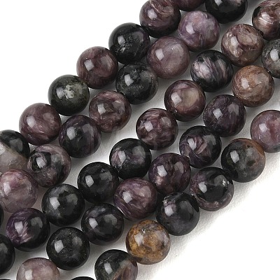 Natural Charoite Beads Strands GG-CBA6BAC-A05-1