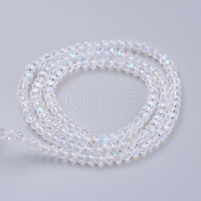 Electroplate Glass Bead Strands X-EGLA-J047-3x2mm-AB03-1