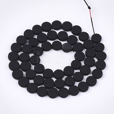 Spray Painted Non-magnetic Synthetic Hematite Beads Strands G-T116-01A-17-1