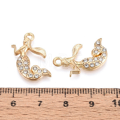 Alloy Rhinestone Pendants FIND-N008-19KCG-1